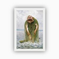 Postkort. Theodor Kittelsen, «Vasstrollet»  